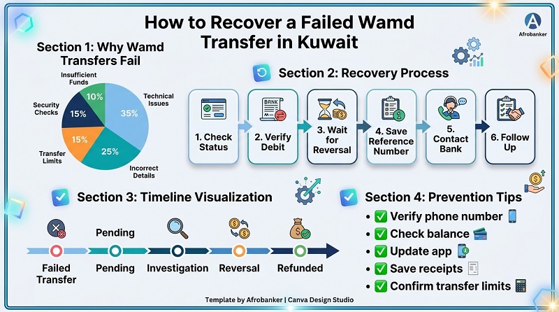 How to Recover a Failed Wamd Transfer in Kuwait: Reversal Times, Fixes, and Recovery Steps